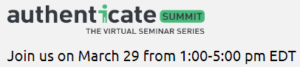 Authenticate virtual seminar series